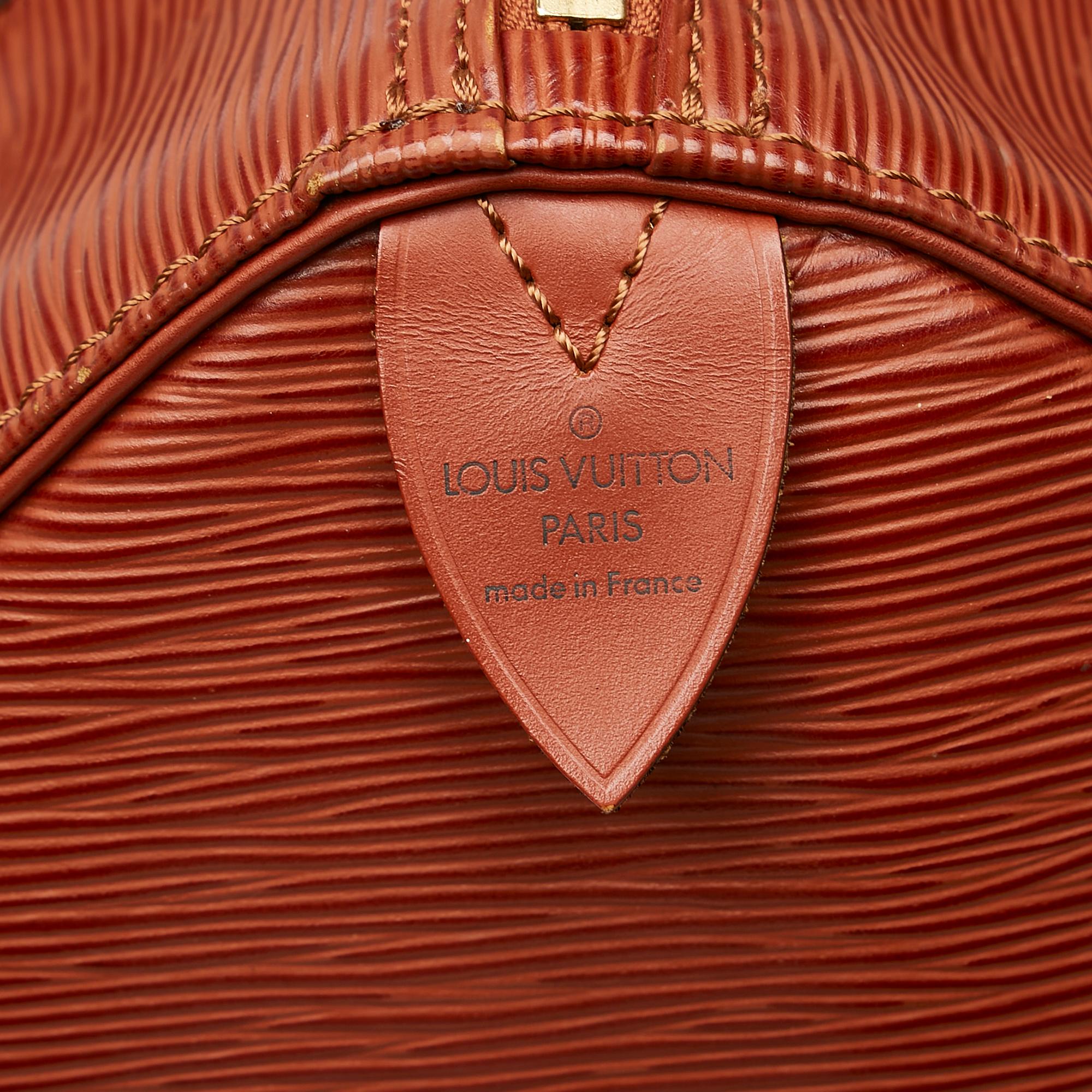 Louis Vuitton Epi Speedy 30 (SHG-37840)