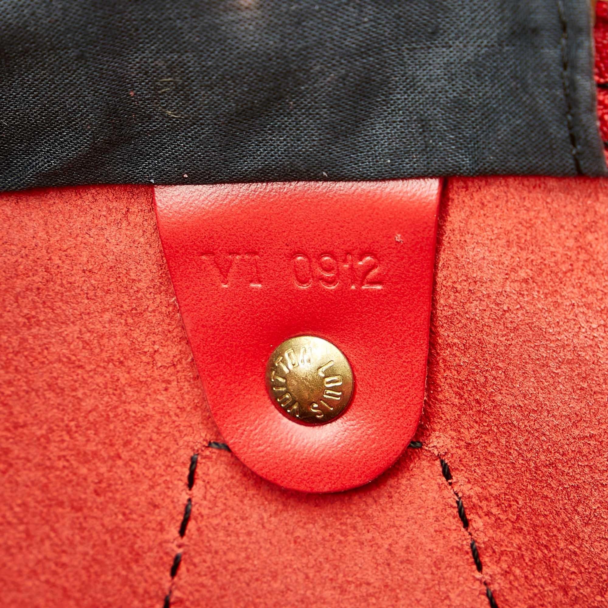 Louis Vuitton Epi Speedy 35 (SHG-22813)