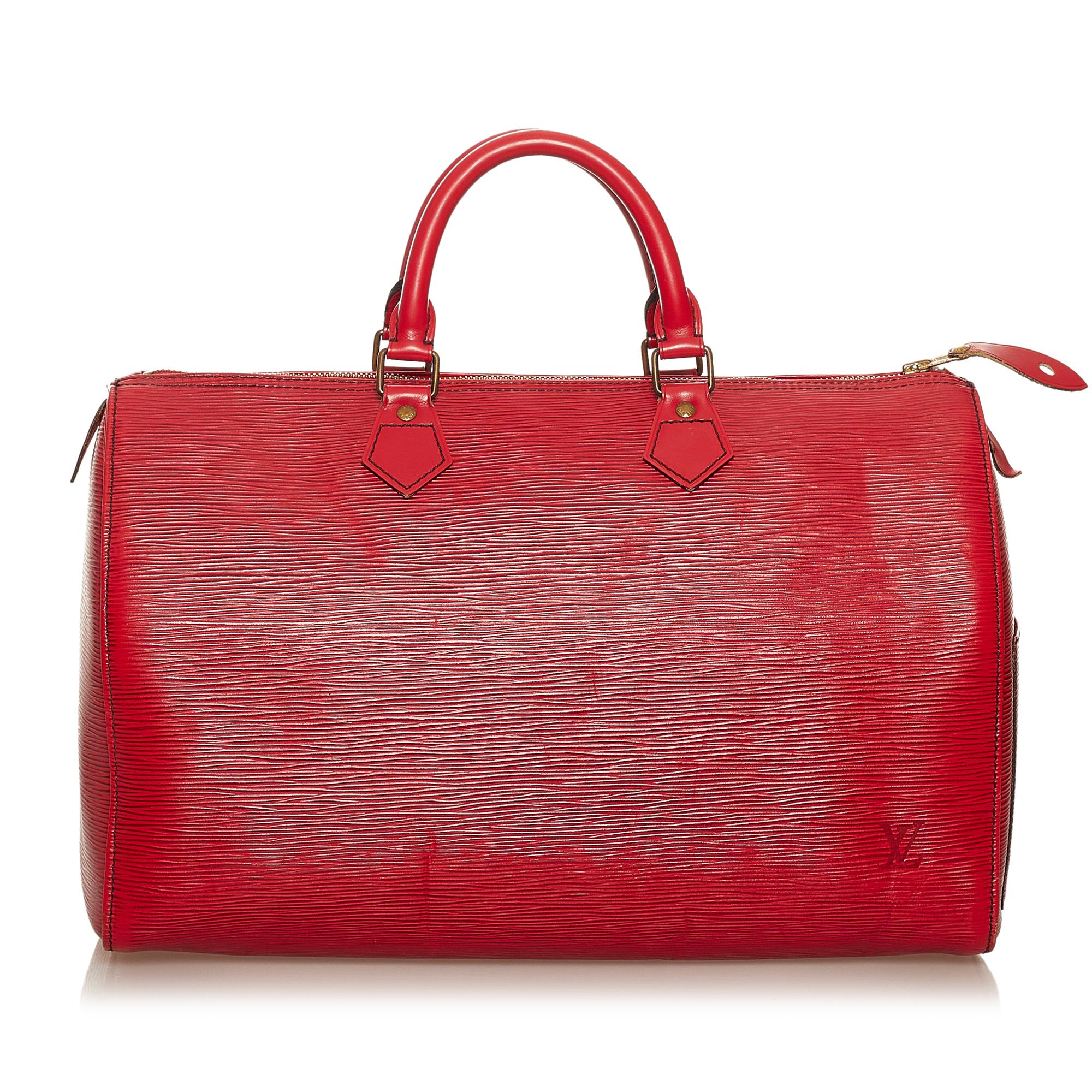 Louis Vuitton Epi Speedy 35 (SHG-29301)