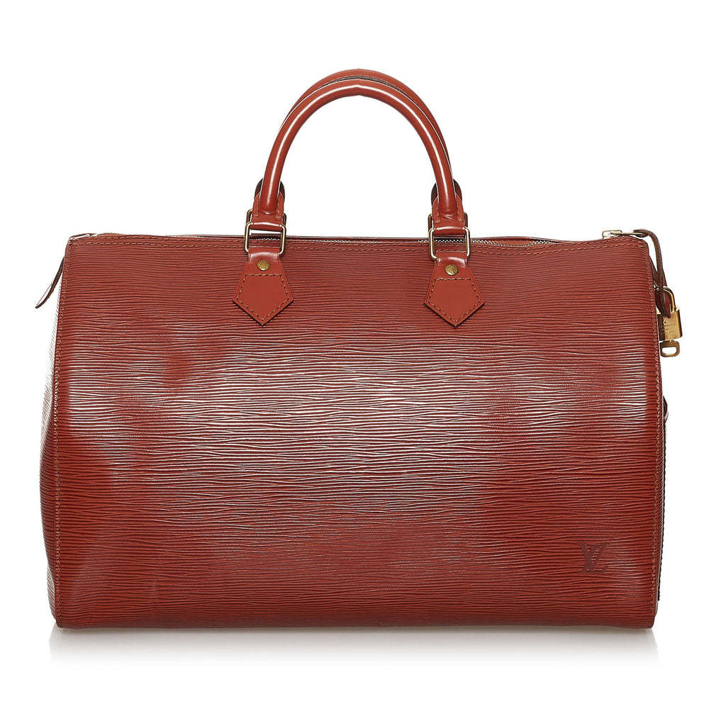 Louis Vuitton Epi Speedy 35 (SHG-30541)