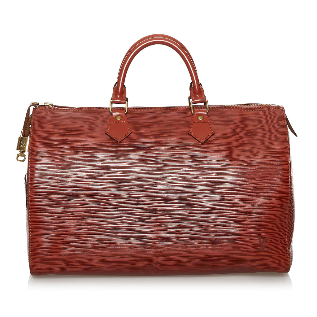 Louis Vuitton Epi Speedy 35 (SHG-30541)