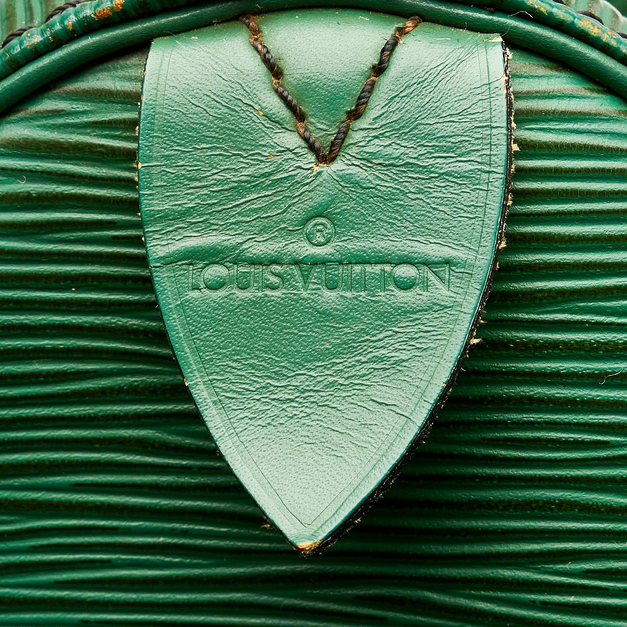 Louis Vuitton Epi Speedy 35 (SHG-30610)