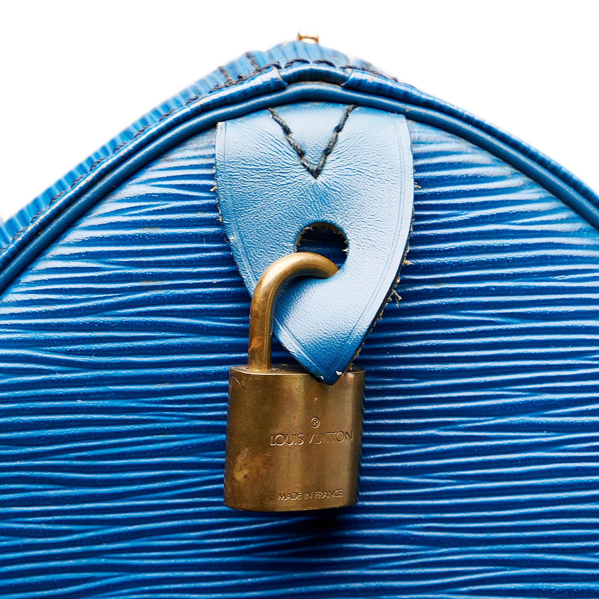 Louis Vuitton Epi Speedy 35 (SHG-34516)