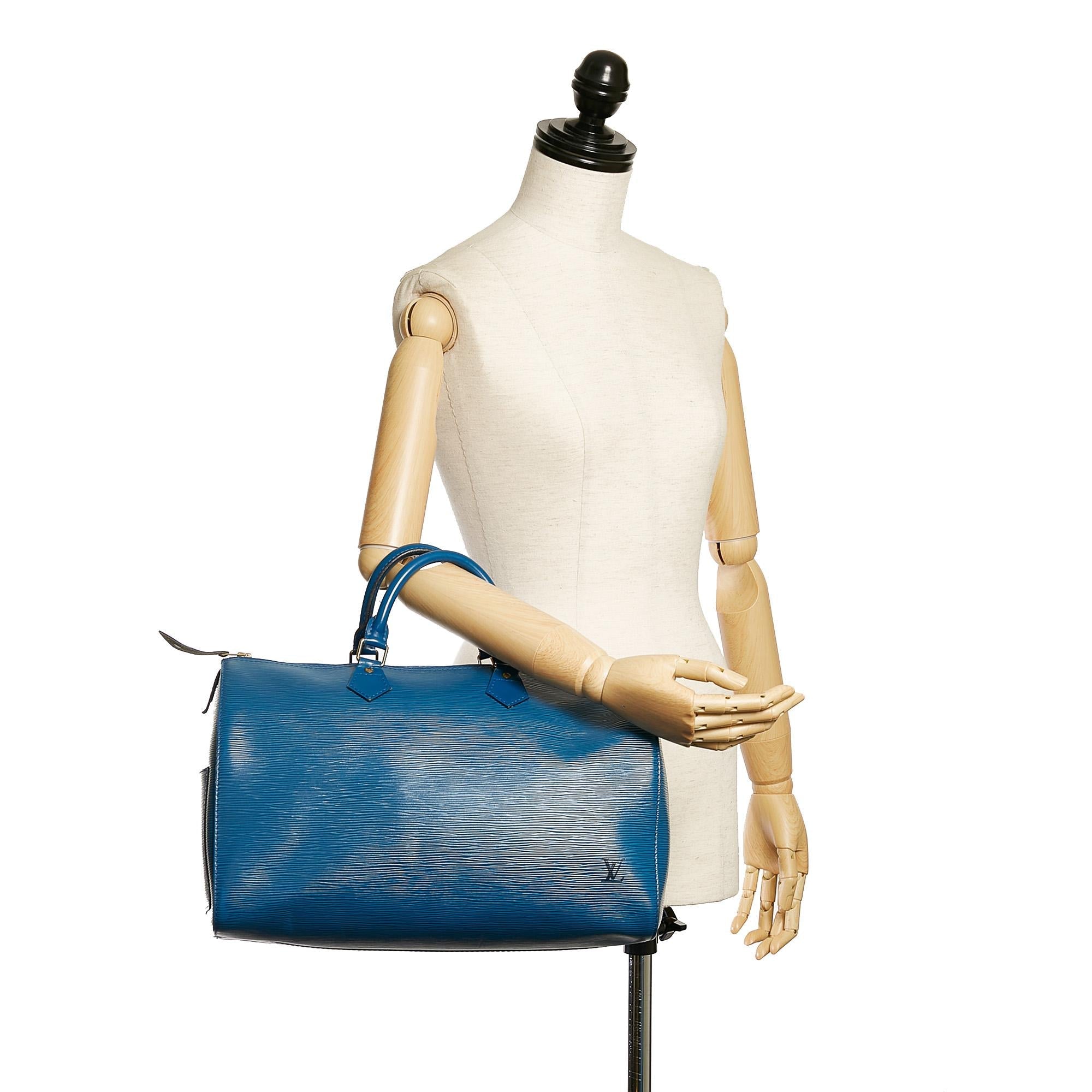 Louis Vuitton Epi Speedy 35 (SHG-36373)