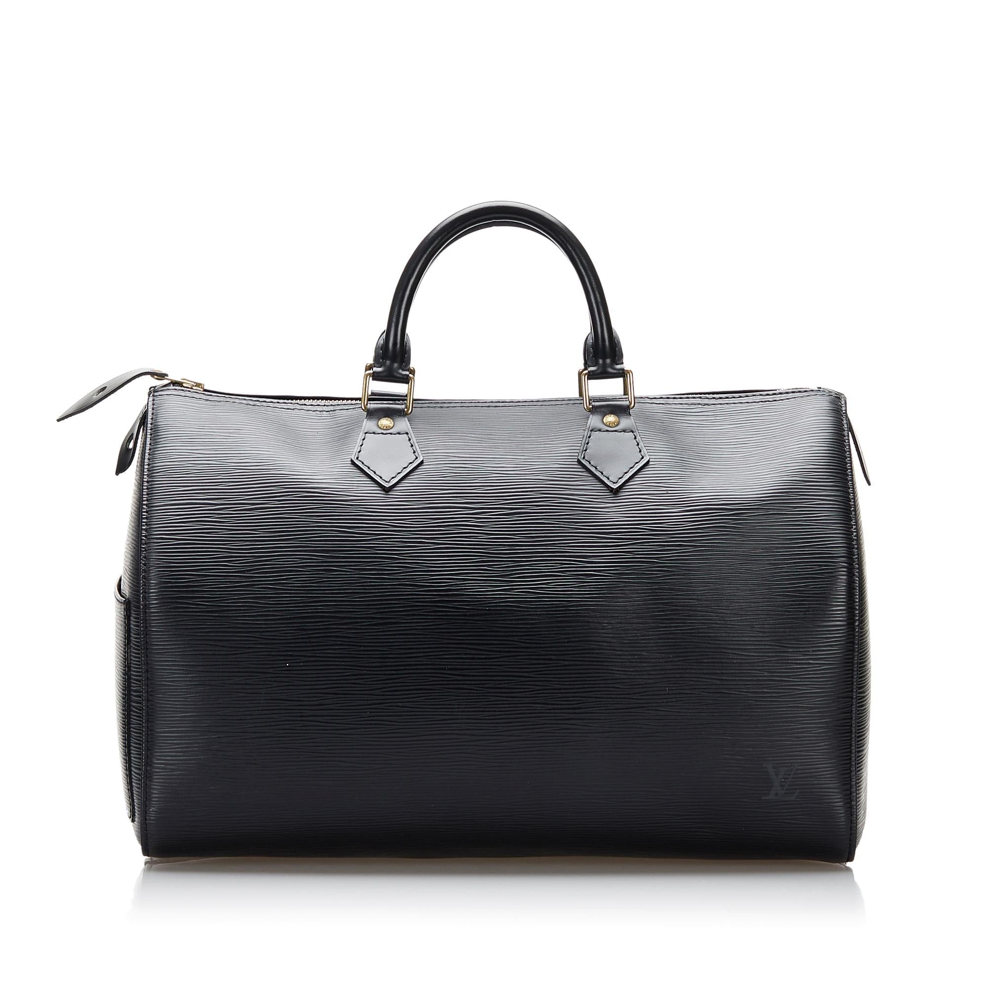Louis Vuitton Epi Speedy 35 (SHG-37660)