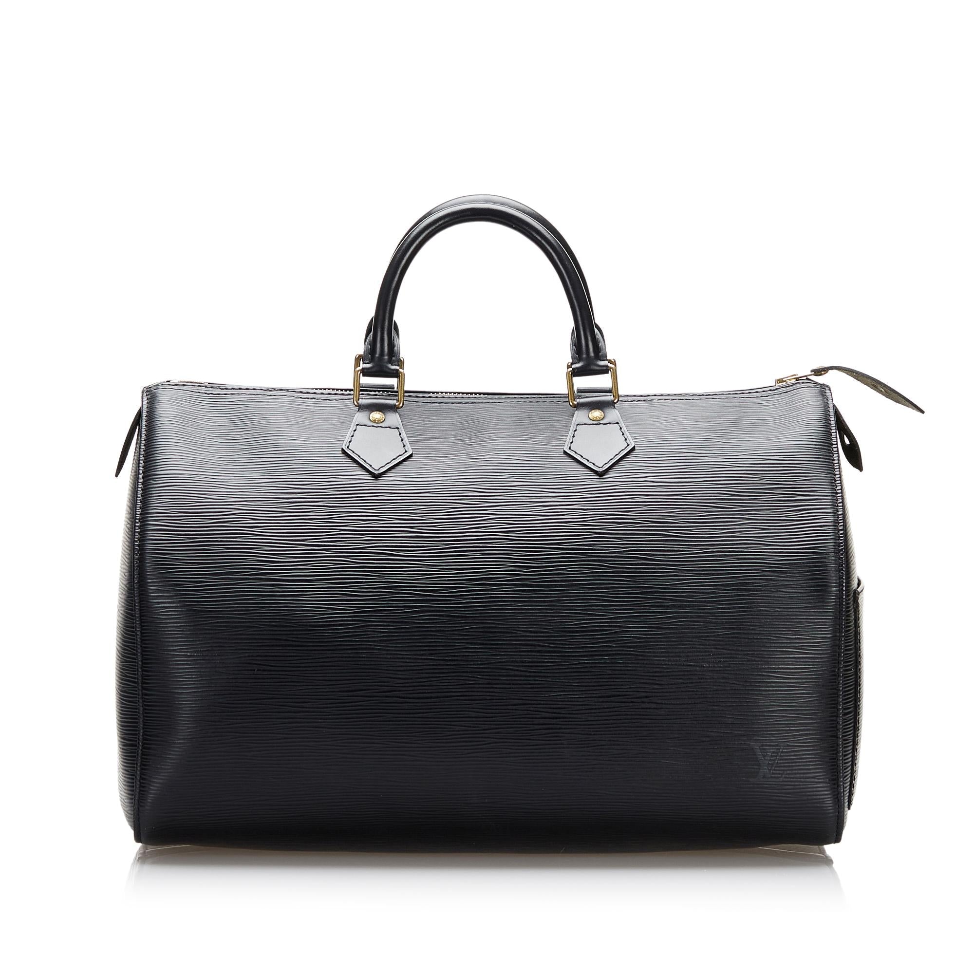 Louis Vuitton Epi Speedy 35 (SHG-37660)