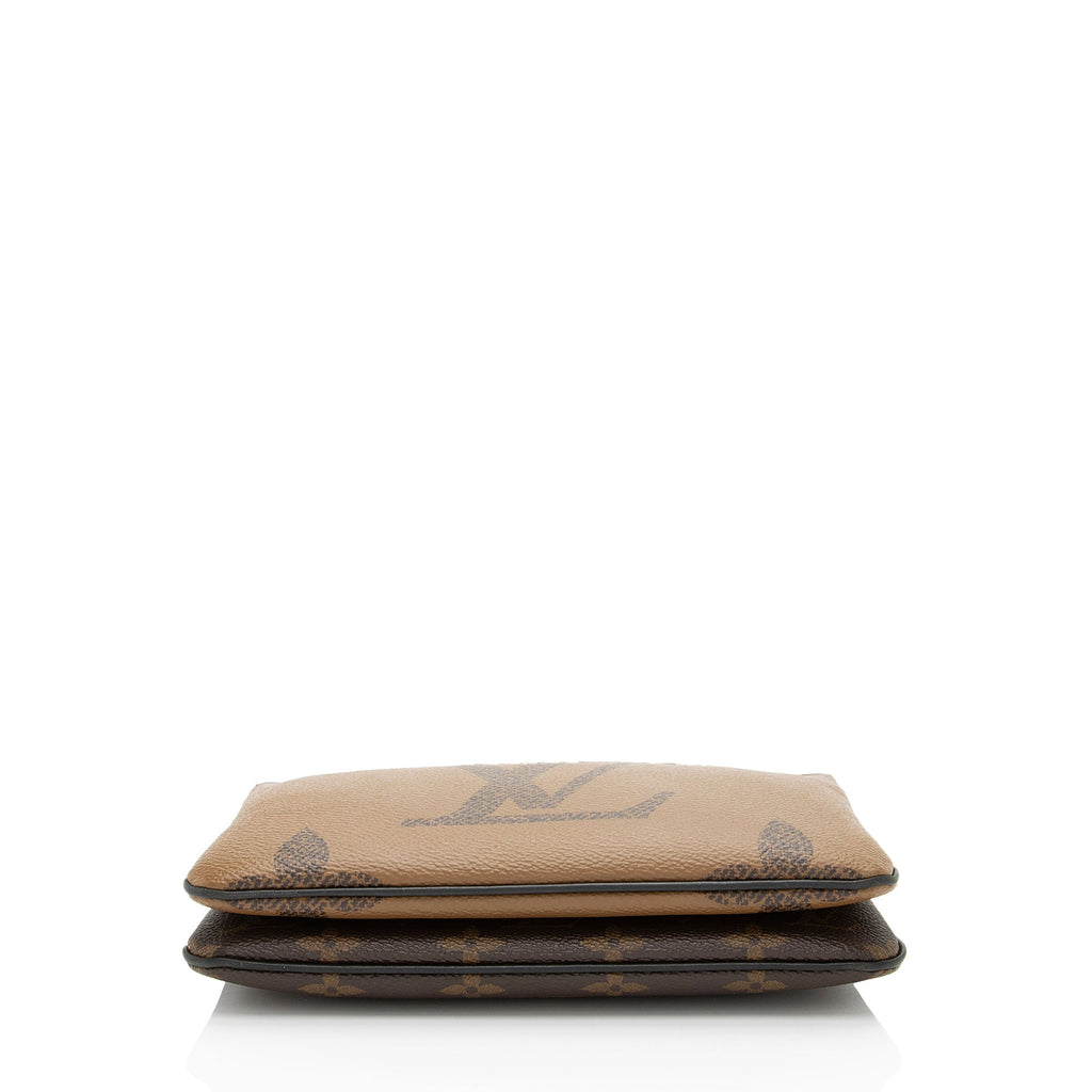 Louis Vuitton Giant Monogram Canvas Double Zip Pochette