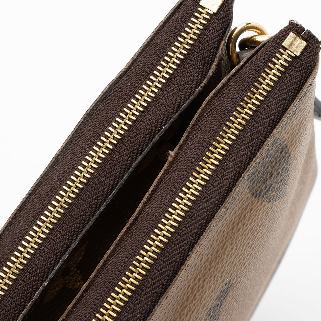 Louis Vuitton Giant Monogram Canvas Double Zip Pochette