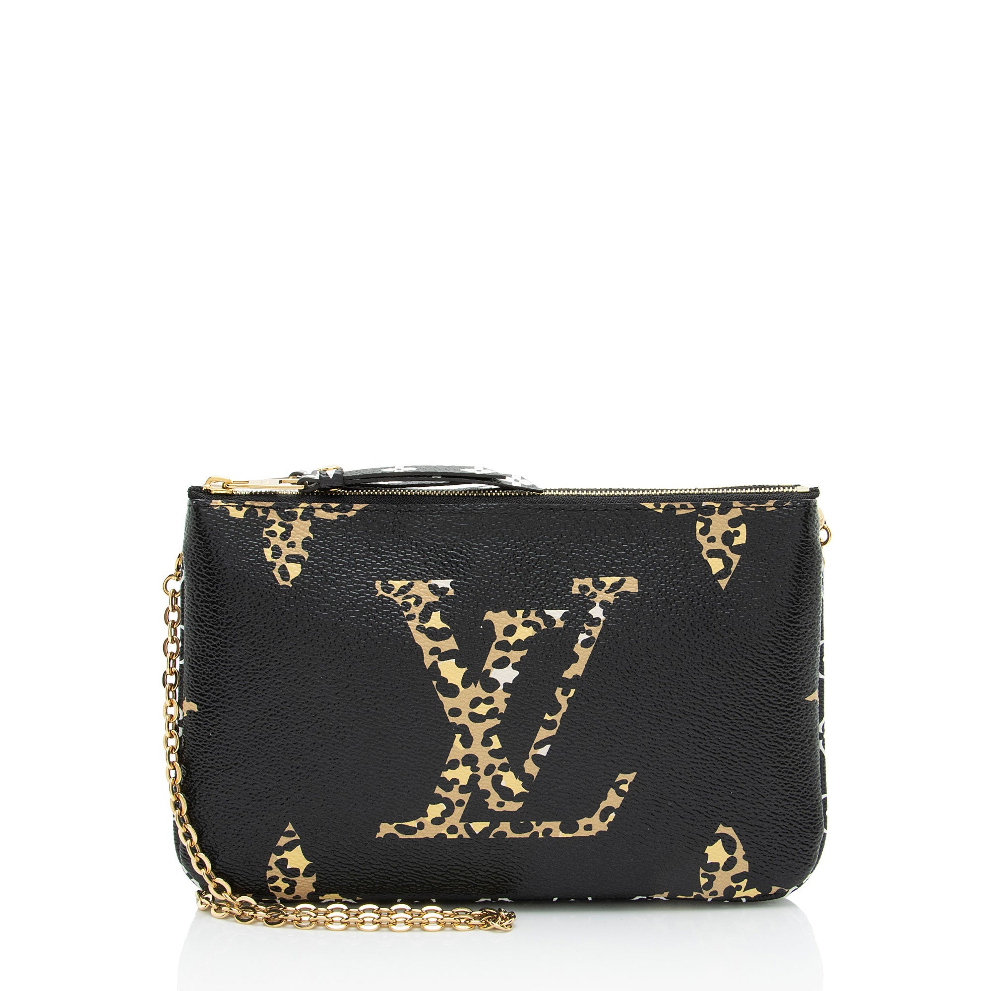 Louis Vuitton Giant Monogram Canvas Jungle Double Zip Pochette