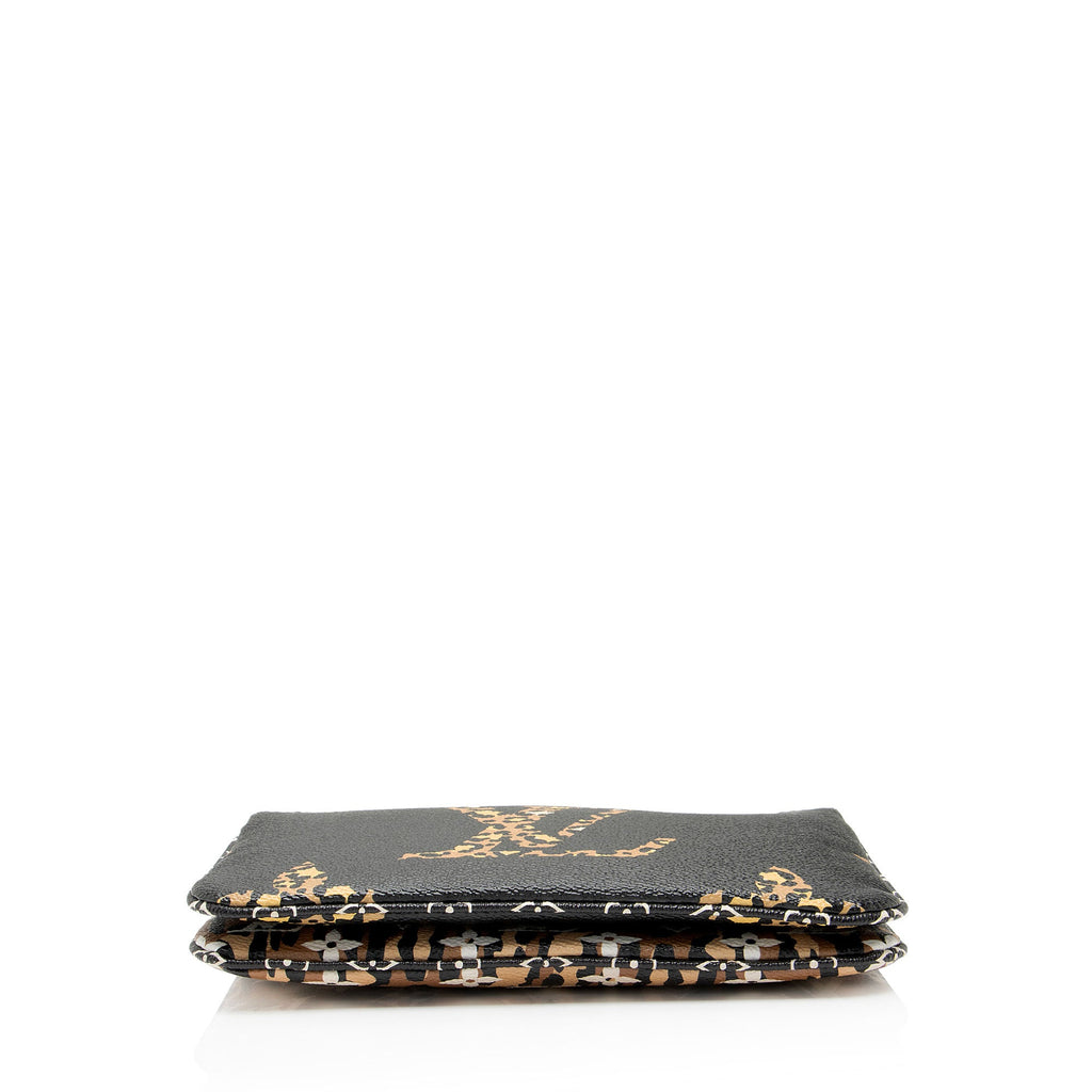 Louis Vuitton Giant Monogram Canvas Jungle Double Zip Pochette