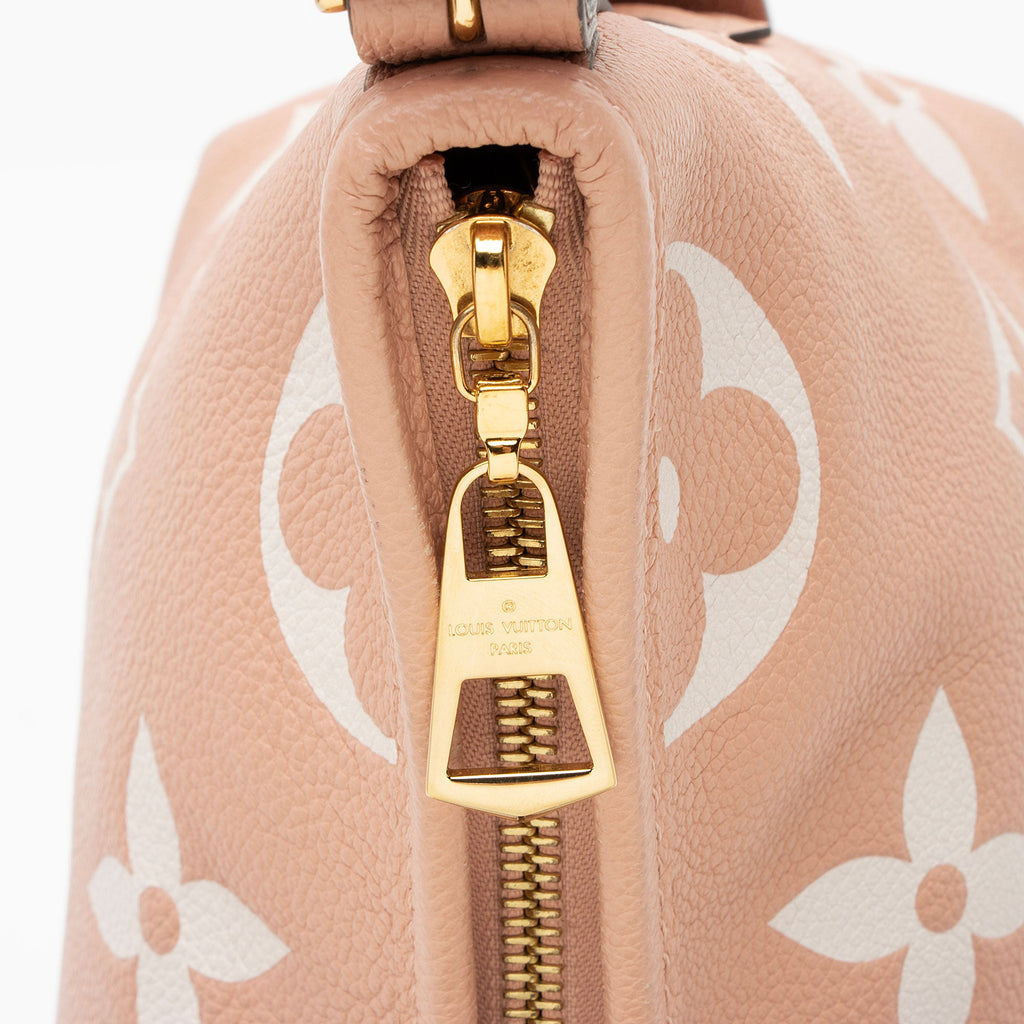 Louis Vuitton Giant Monogram Empreinte Bicolor CarryAll PM Shoulder Bag