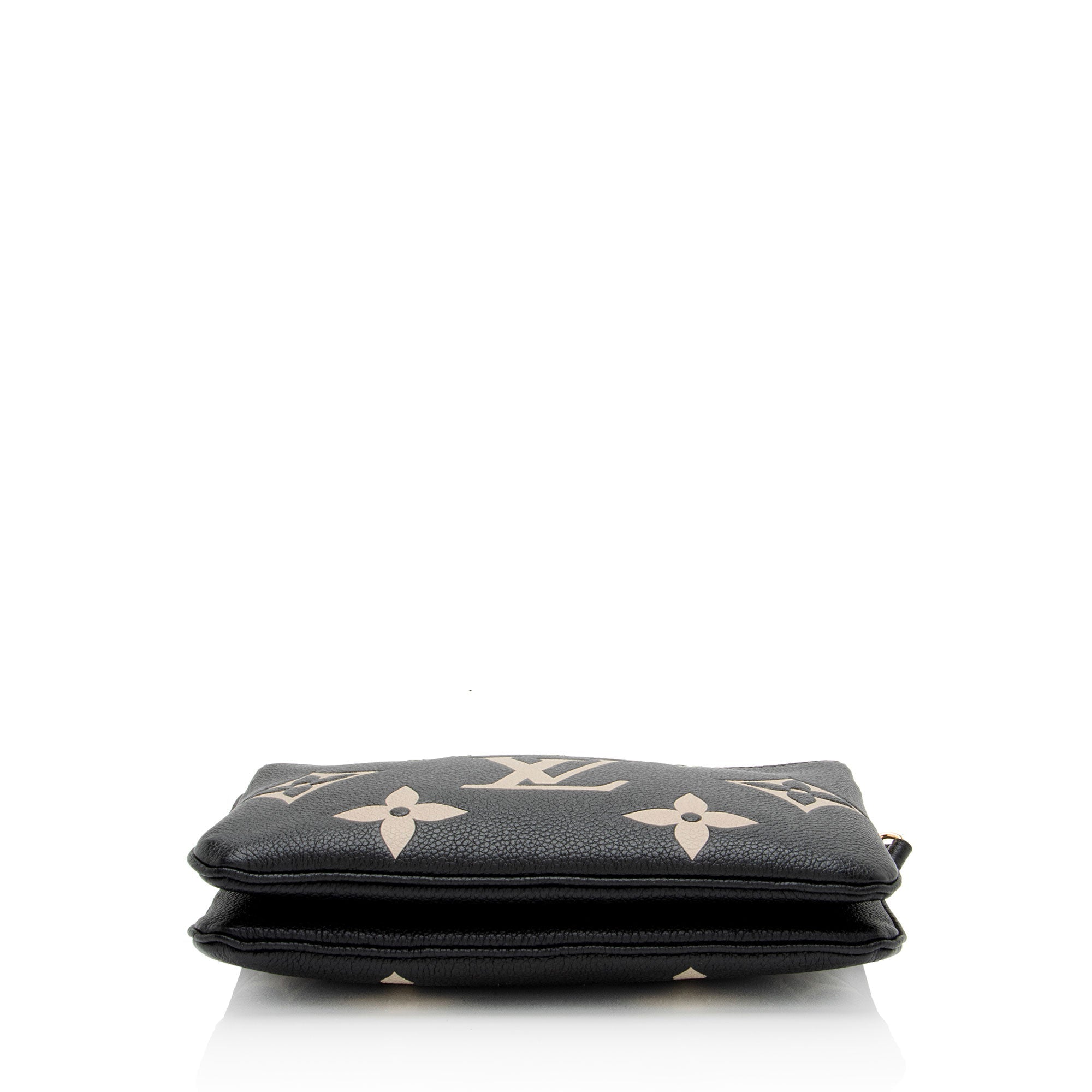 Louis Vuitton Giant Monogram Empreinte Bicolor Double Zip Pochette