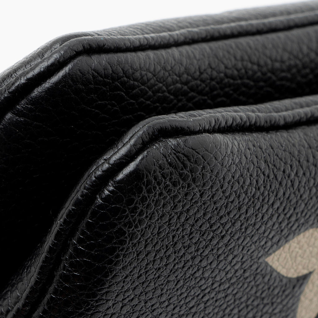 Louis Vuitton Giant Monogram Empreinte Bicolor Double Zip Pochette