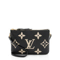 Louis Vuitton Giant Monogram Empreinte Bicolor Double Zip Pochette