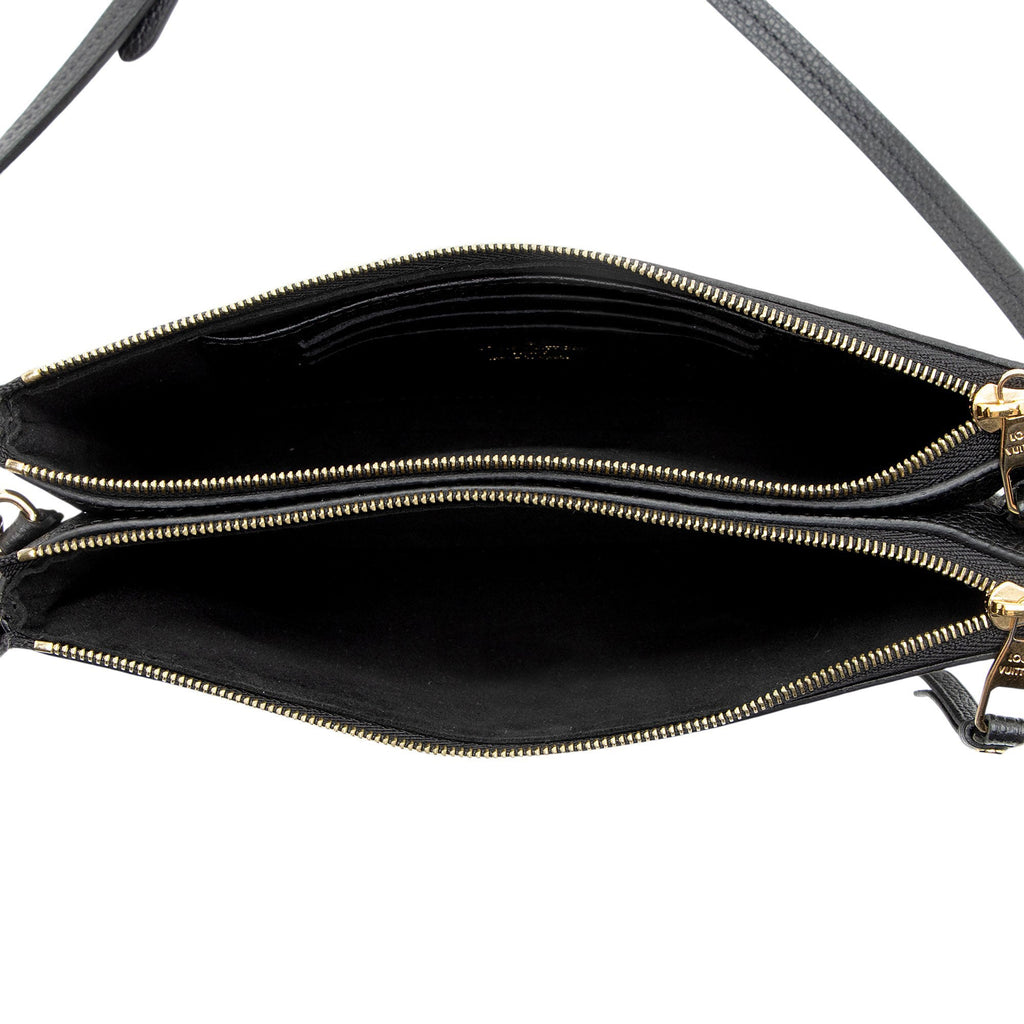 Louis Vuitton Giant Monogram Empreinte Bicolor Double Zip Pochette