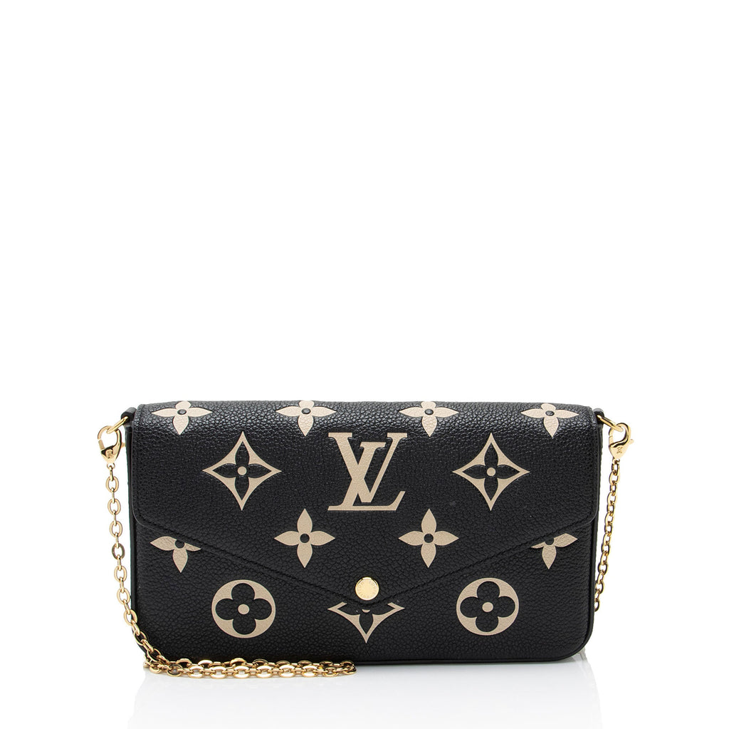 Louis Vuitton Giant Monogram Empreinte Bicolor Felicie Pochette