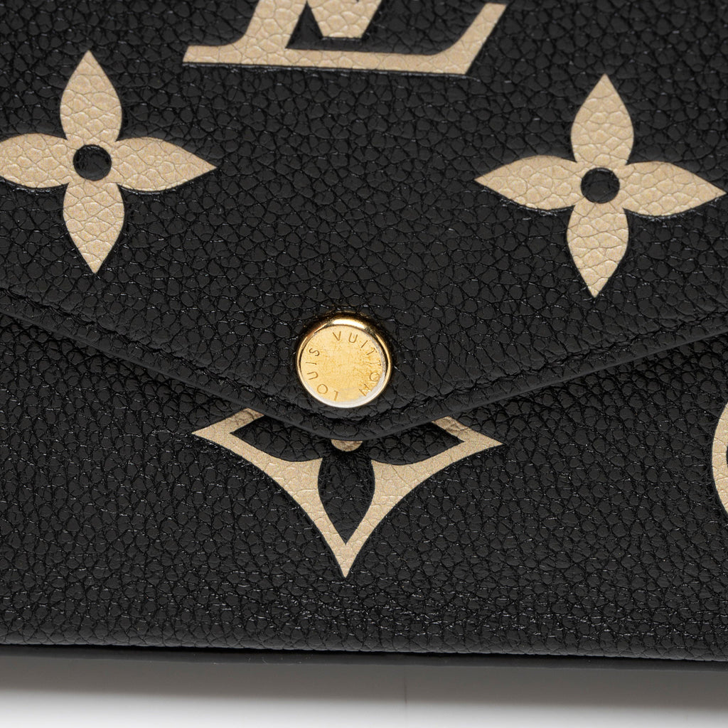 Louis Vuitton Giant Monogram Empreinte Bicolor Felicie Pochette