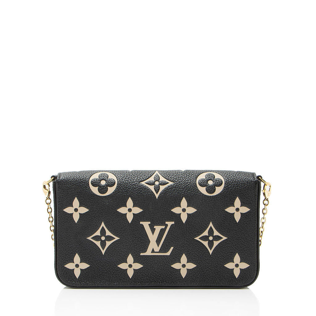Louis Vuitton Giant Monogram Empreinte Bicolor Felicie Pochette