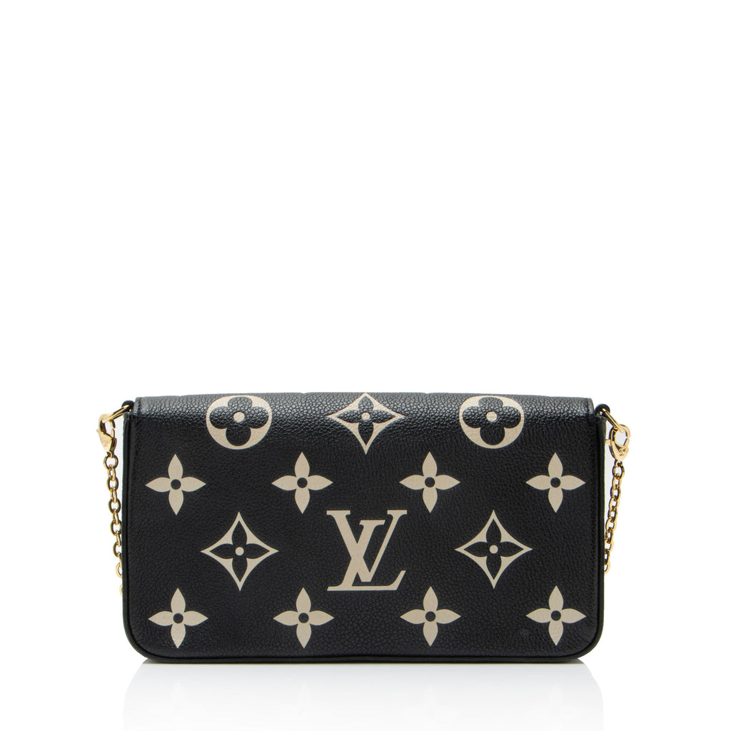Louis Vuitton Giant Monogram Empreinte Bicolor Felicie Pochette