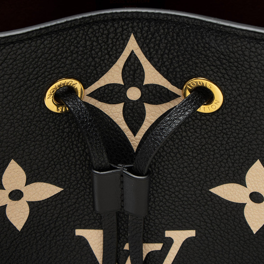 Louis Vuitton Giant Monogram Empreinte Bicolor Neonoe MM Shoulder Bag