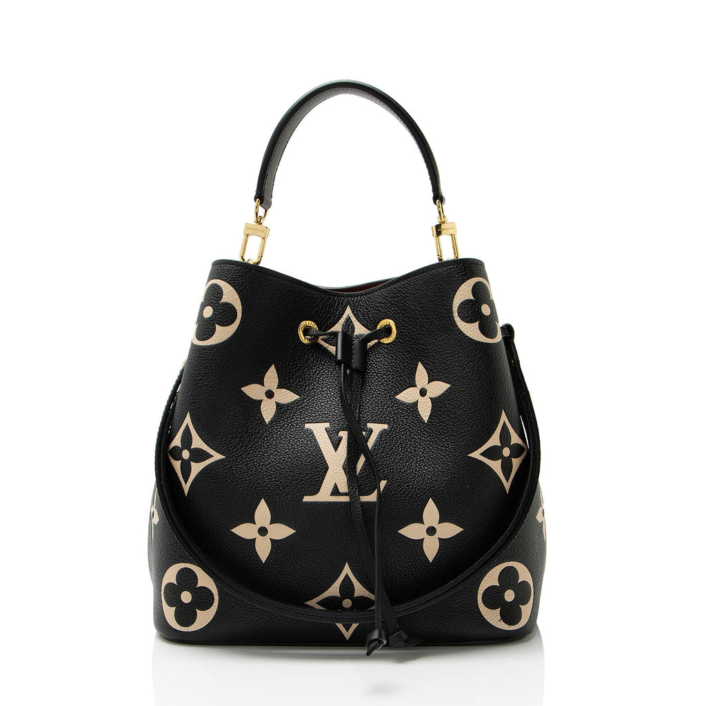 Louis Vuitton Giant Monogram Empreinte Bicolor Neonoe MM Shoulder Bag