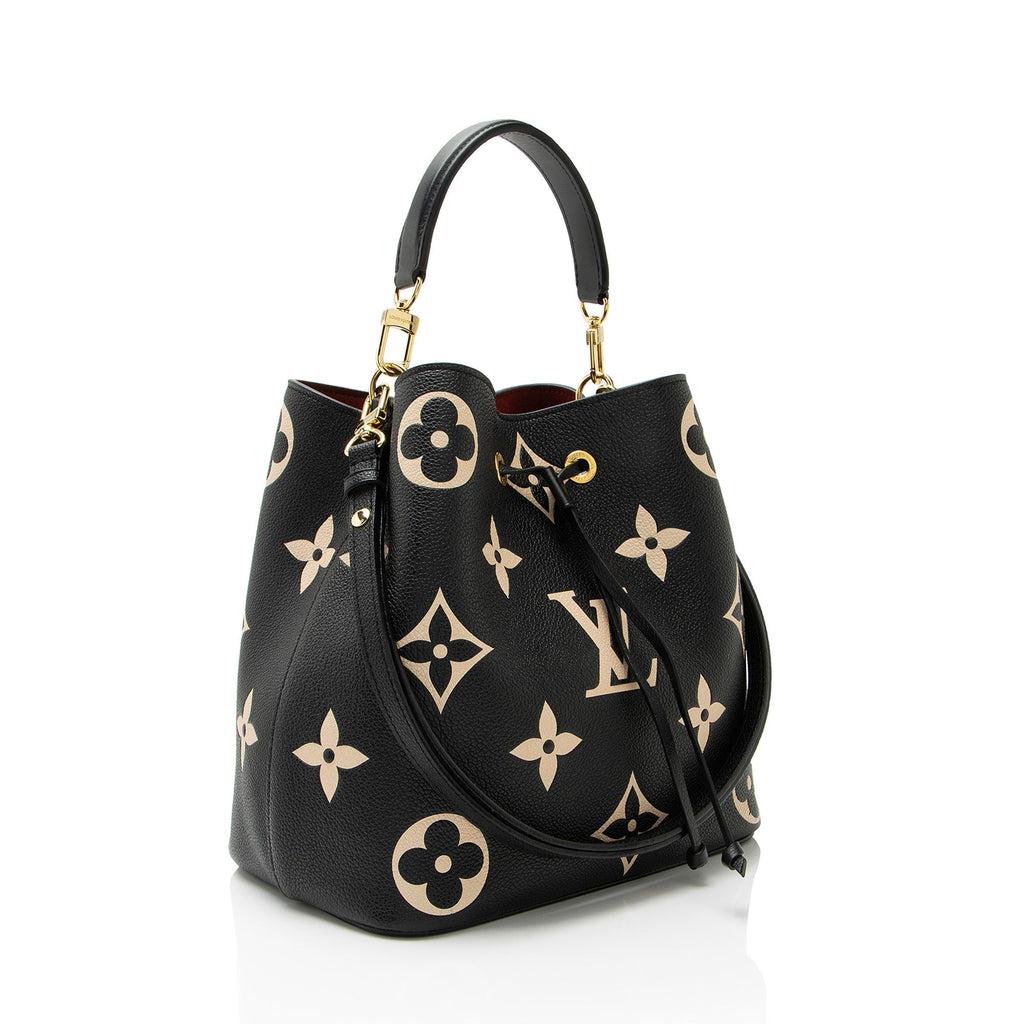 Louis Vuitton Giant Monogram Empreinte Bicolor Neonoe MM Shoulder Bag