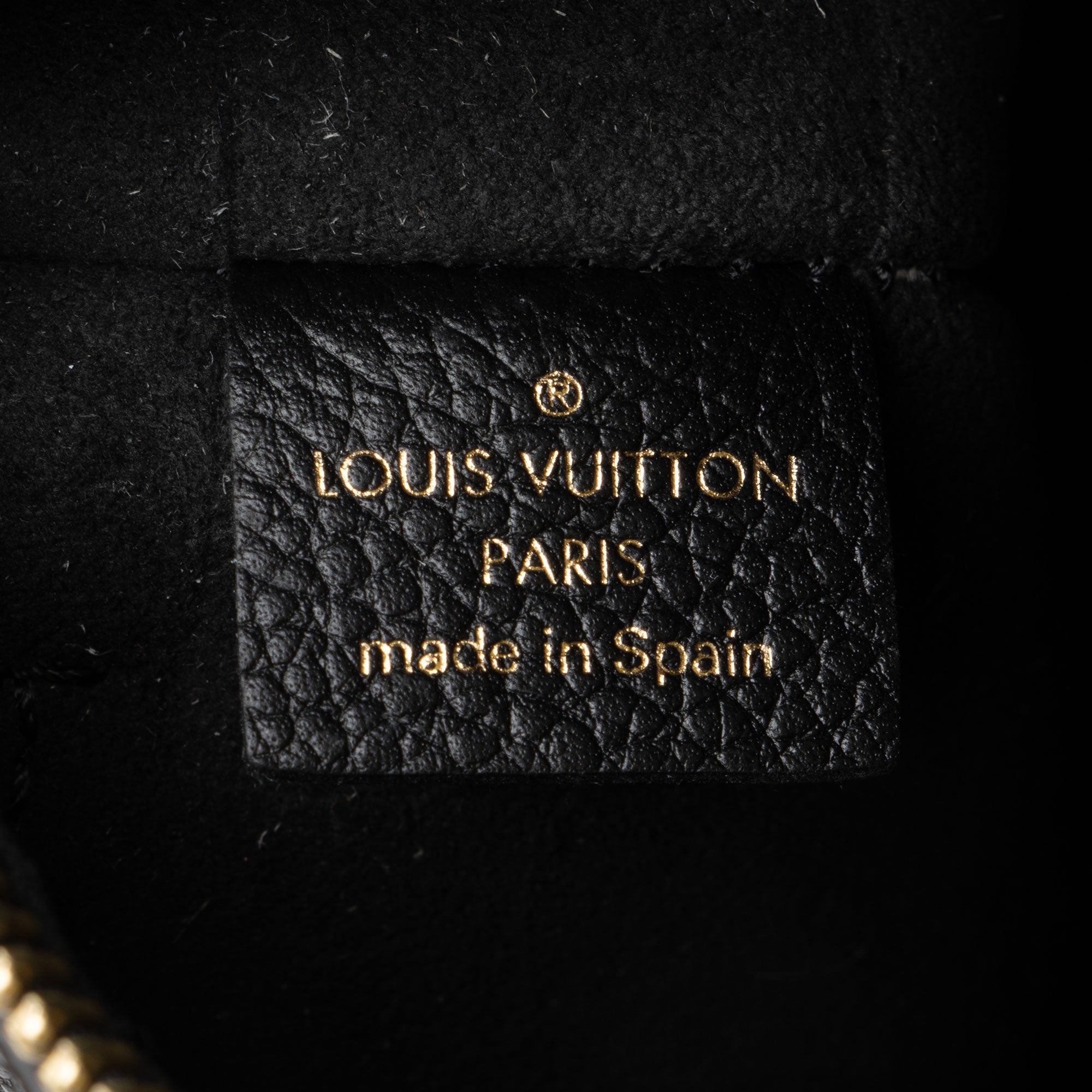 Louis Vuitton Giant Monogram Empreinte Bicolor Neverfull MM Pochette