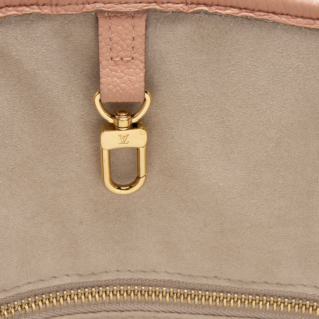 Louis Vuitton Giant Monogram Empreinte Bicolor Neverfull MM Tote