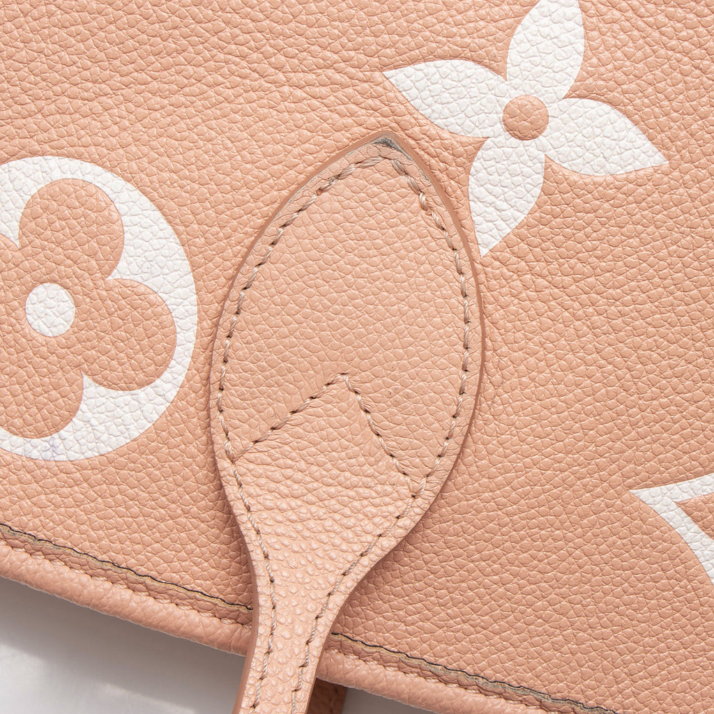 Louis Vuitton Giant Monogram Empreinte Bicolor Neverfull MM Tote