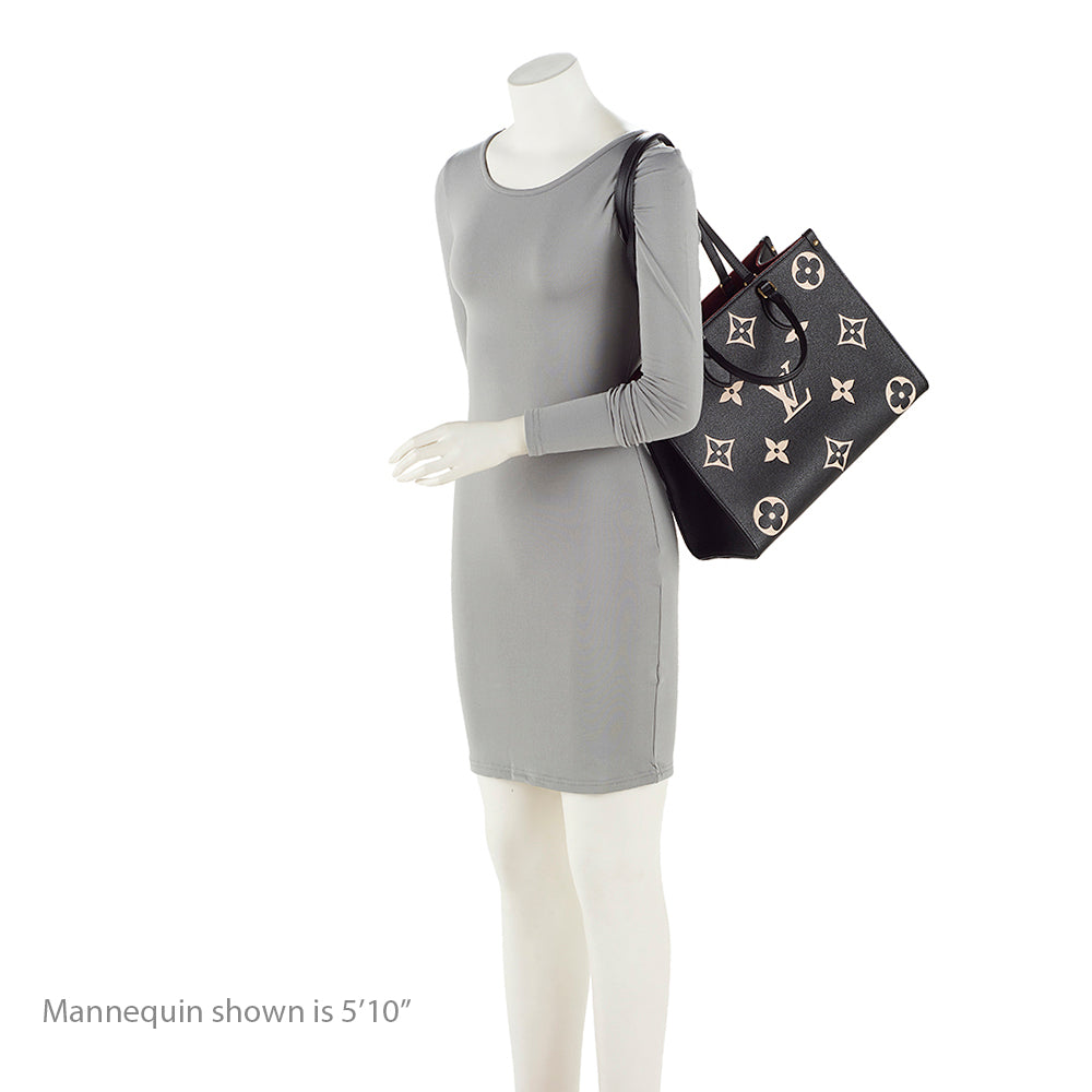 Louis Vuitton Giant Monogram Empreinte Bicolor Onthego MM Tote