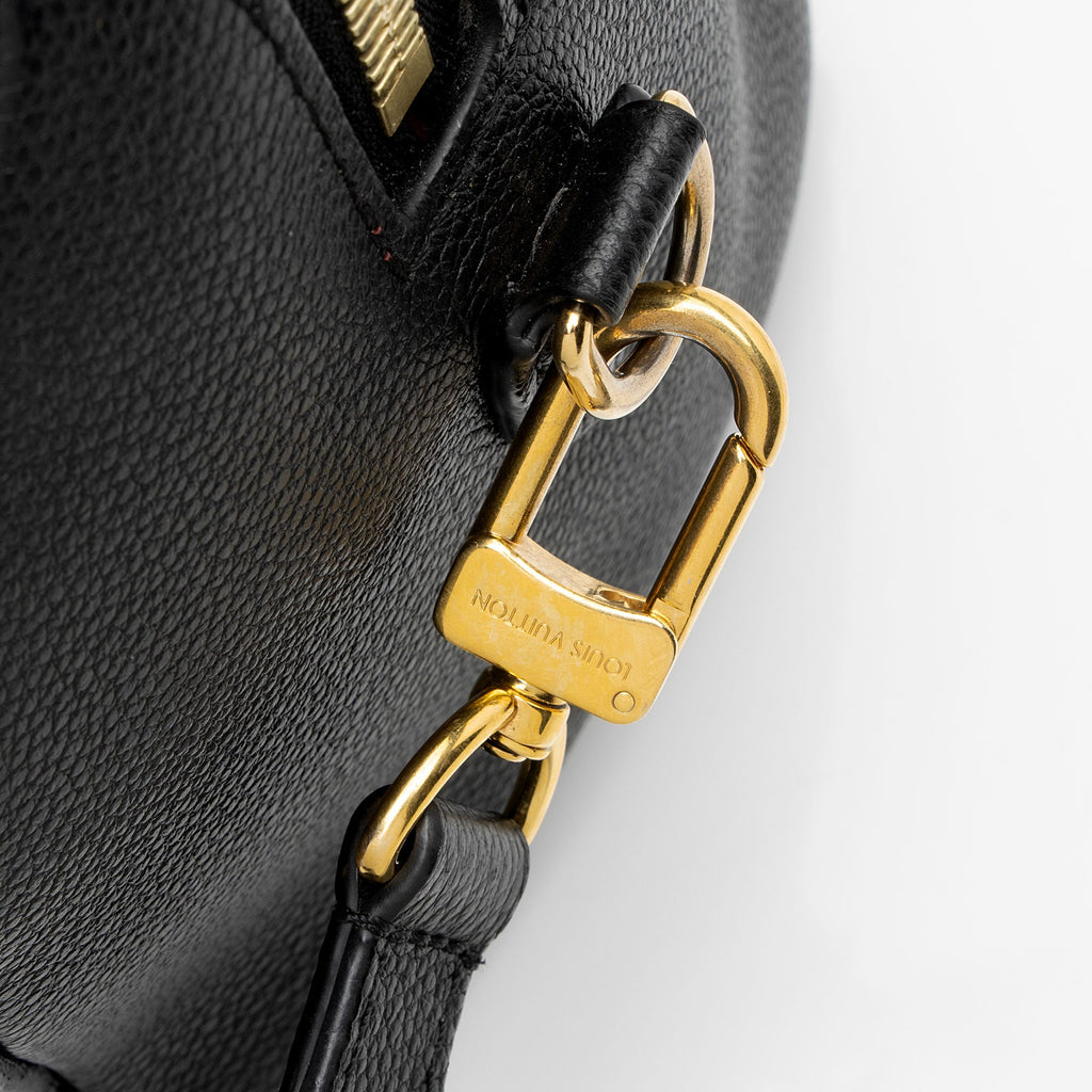 Louis Vuitton Giant Monogram Empreinte Bicolor Speedy Bandouliere 25 Satchel