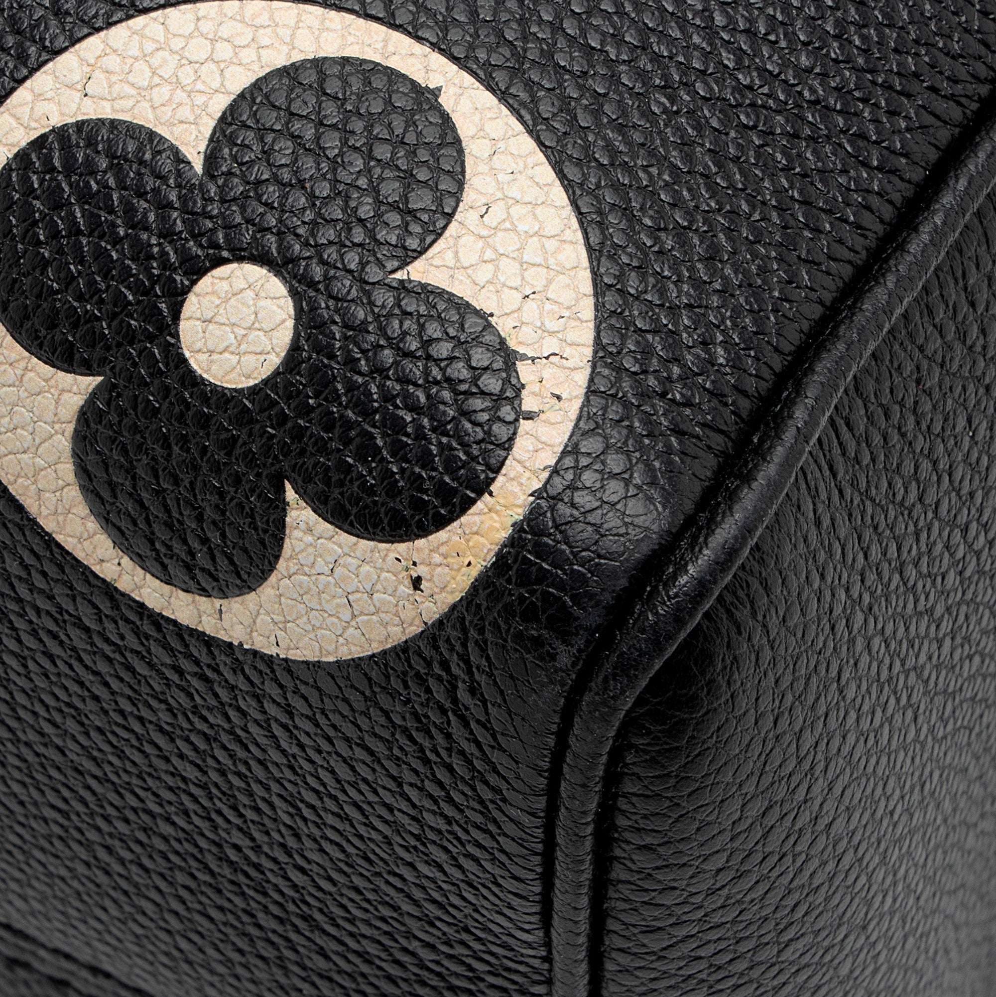 Louis Vuitton Giant Monogram Empreinte Bicolor Speedy Bandouliere 25 Satchel