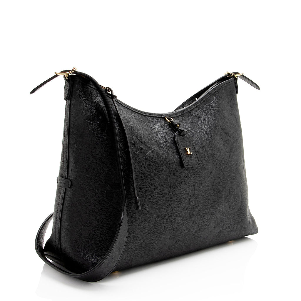 Louis Vuitton Giant Monogram Empreinte CarryAll MM Shoulder Bag