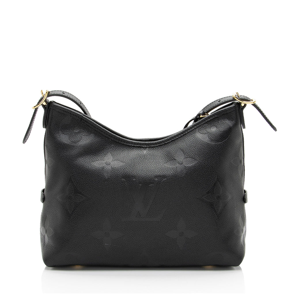 Louis Vuitton Giant Monogram Empreinte CarryAll PM Shoulder Bag
