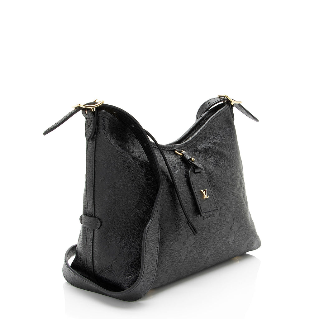 Louis Vuitton Giant Monogram Empreinte CarryAll PM Shoulder Bag