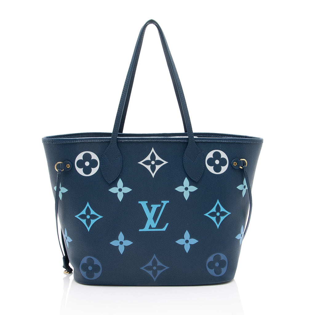 Louis Vuitton Giant Monogram Empreinte Degrade Neverfull MM Tote