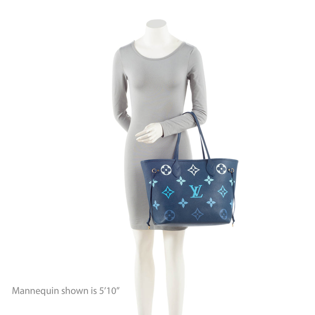 Louis Vuitton Giant Monogram Empreinte Degrade Neverfull MM Tote