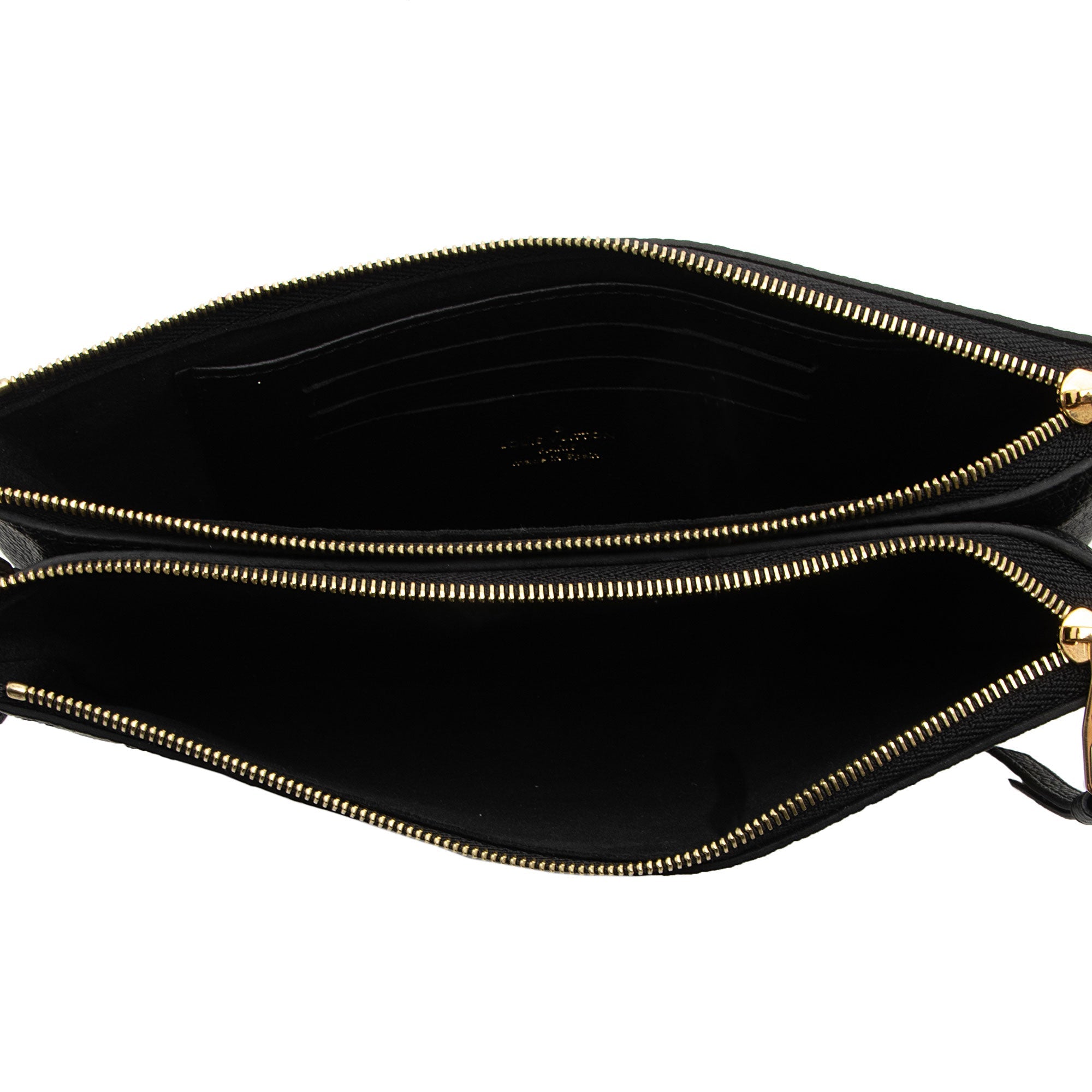 Louis Vuitton Giant Monogram Empreinte Double Zip Pochette (SHF-v92Poz)
