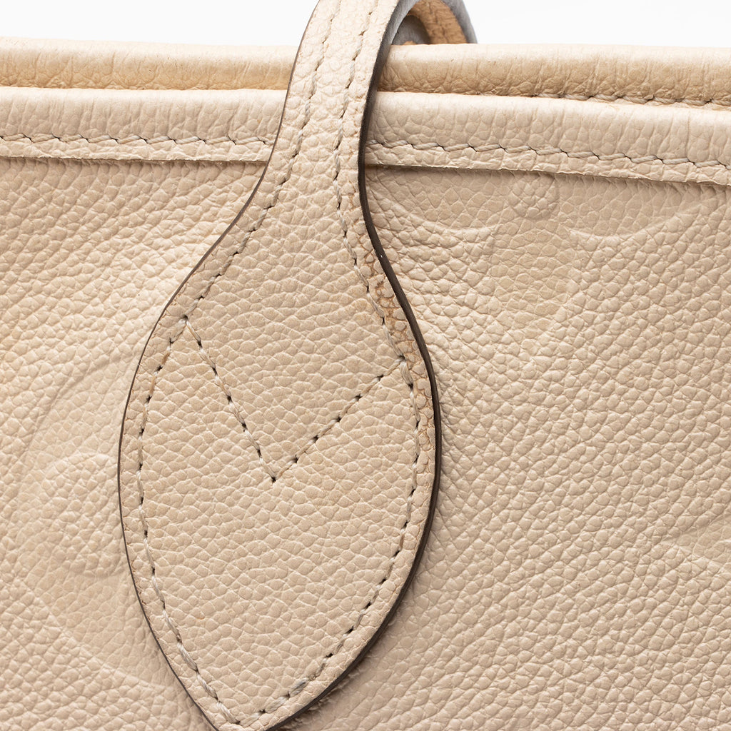 Louis Vuitton Giant Monogram Empreinte Neverfull MM Tote