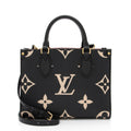 Louis Vuitton Giant Monogram Empreinte Bicolor Onthego PM Tote