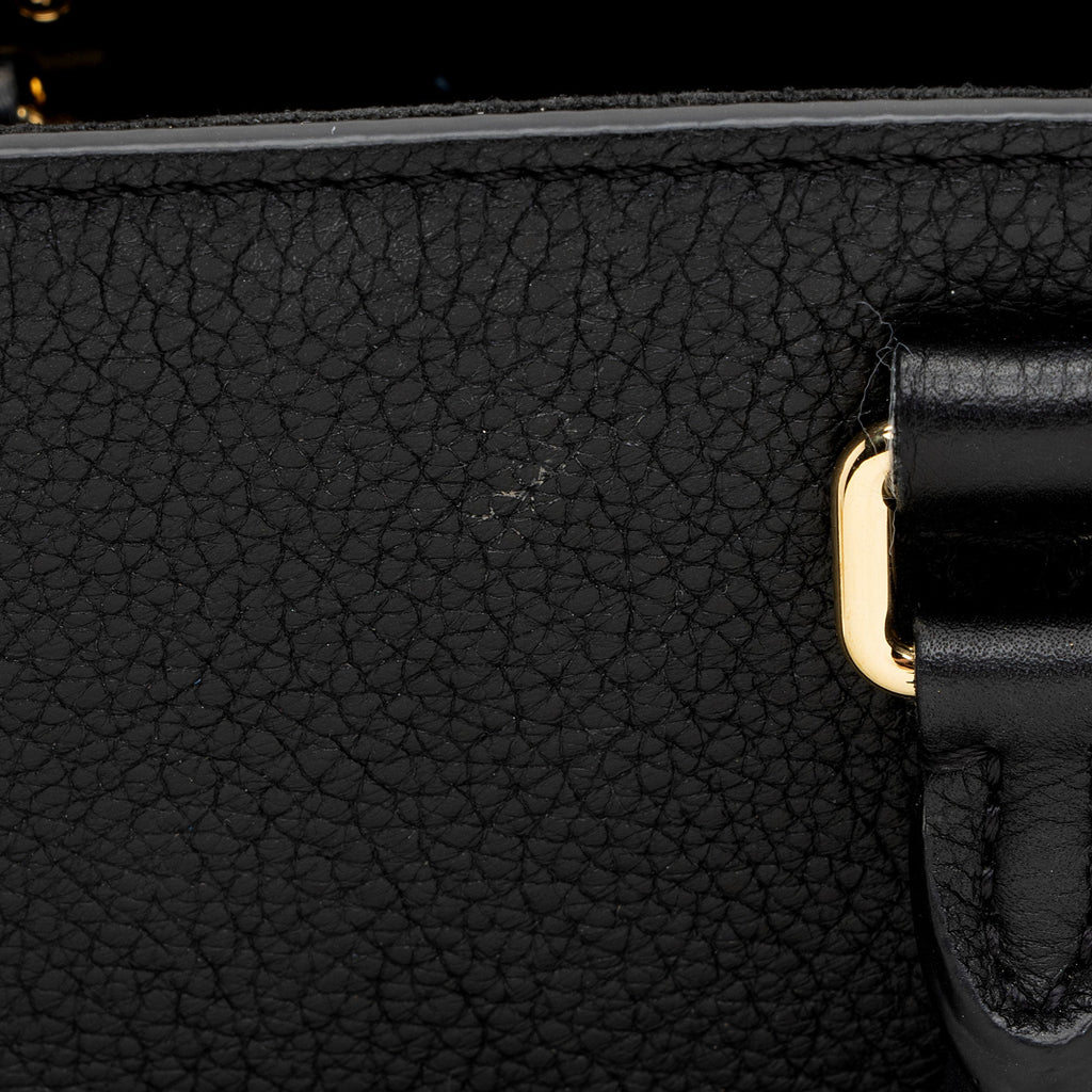 Louis Vuitton Grained Calfskin Lock & Go Tote