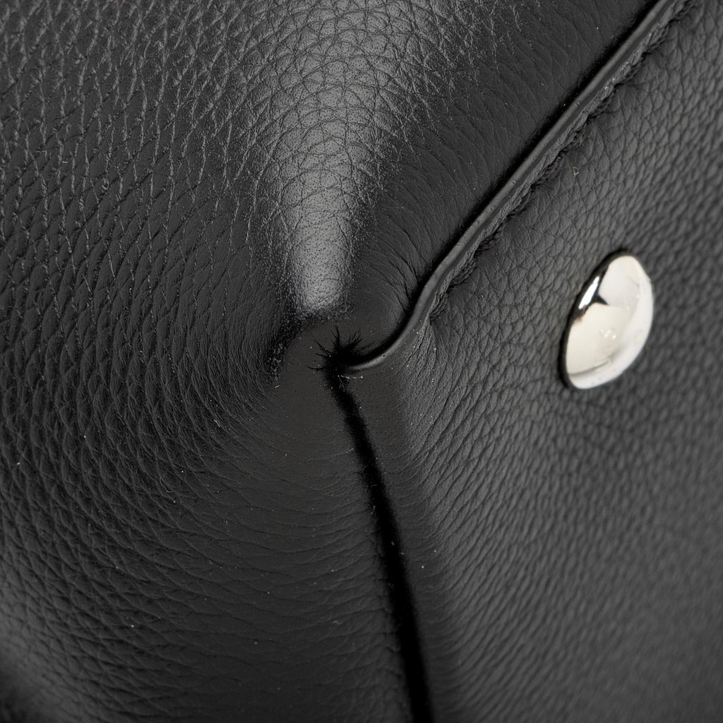 Louis Vuitton Grained Calfskin Lockme Ever MM Satchel (SHF-OiIBfz)