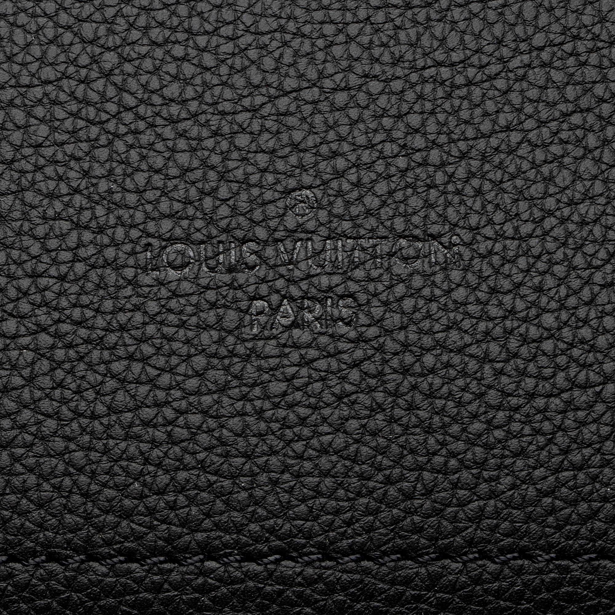 Louis Vuitton Grained Calfskin Lockme Ever MM Satchel (SHF-OiIBfz)