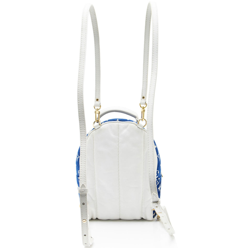 Louis Vuitton Jacquard Velvet Monogram Palm Springs Mini Backpack