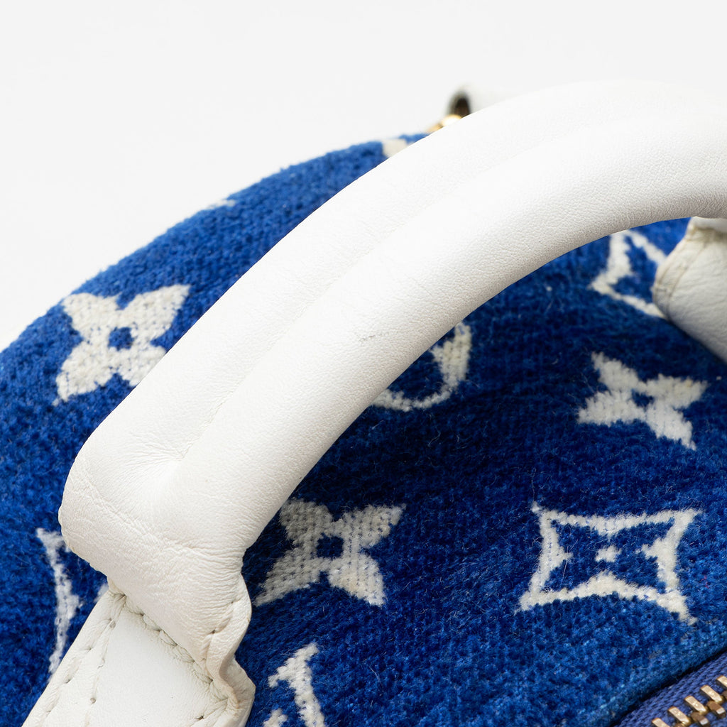 Louis Vuitton Jacquard Velvet Monogram Palm Springs Mini Backpack
