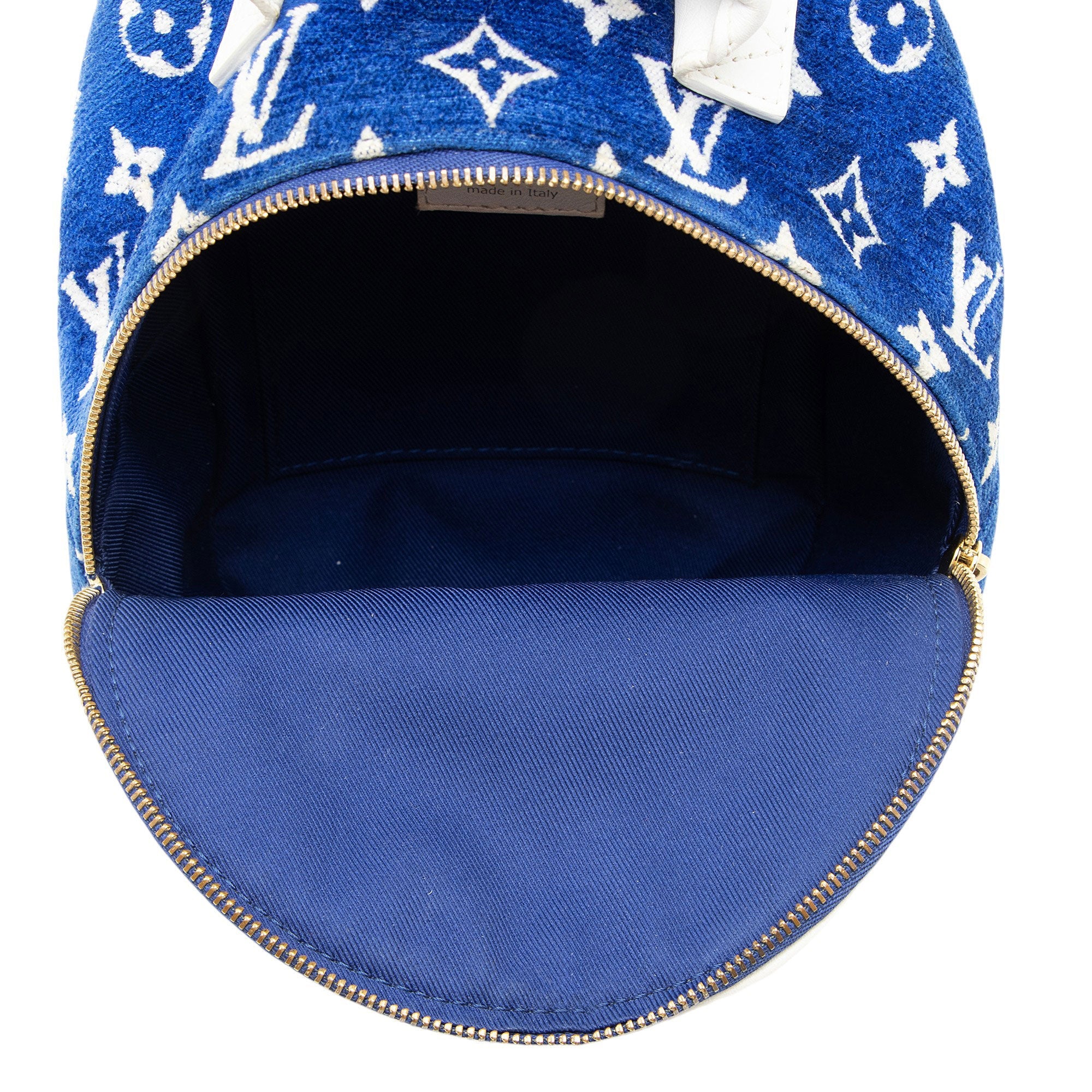 Louis Vuitton Jacquard Velvet Monogram Palm Springs Mini Backpack