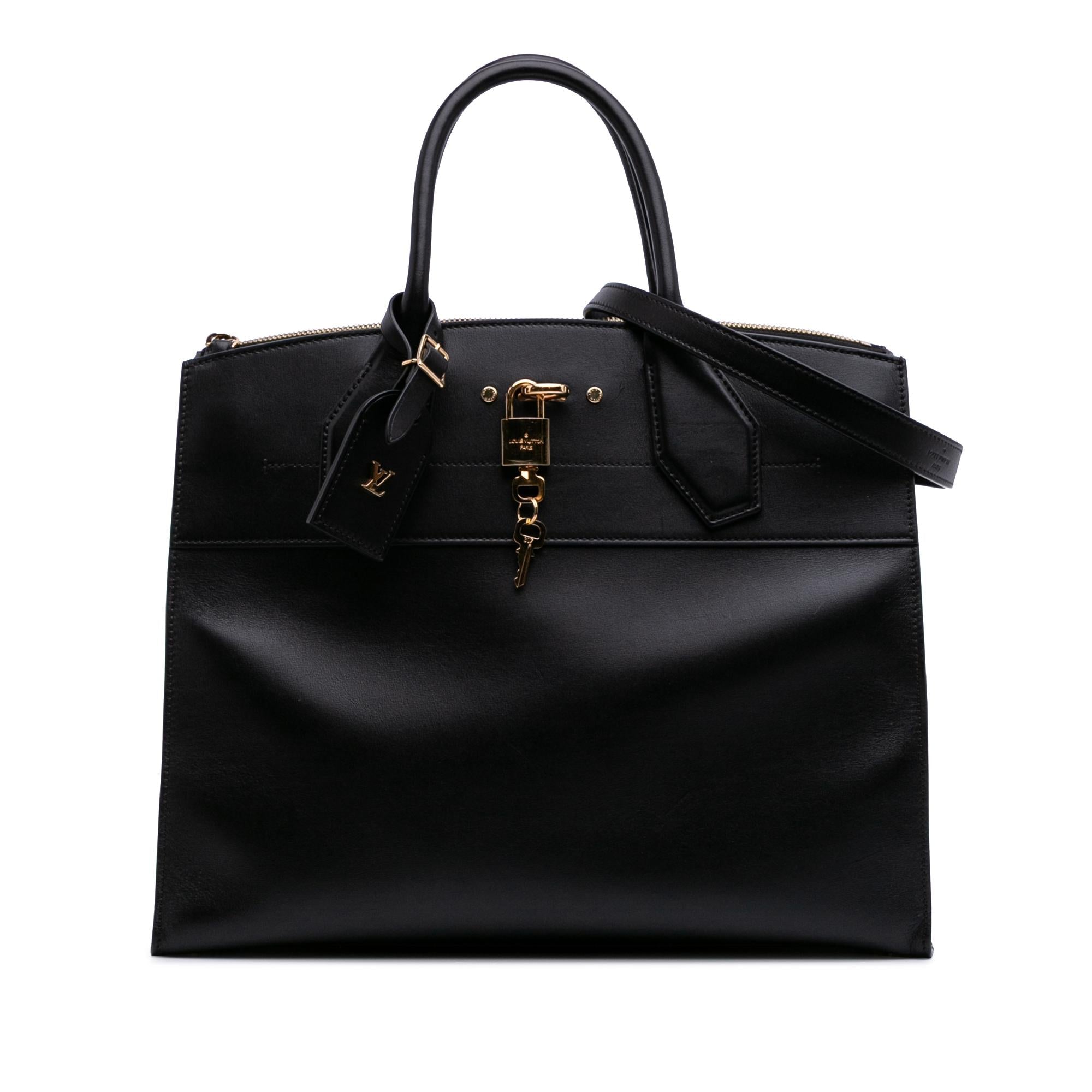 Louis Vuitton Leather City Steamer MM