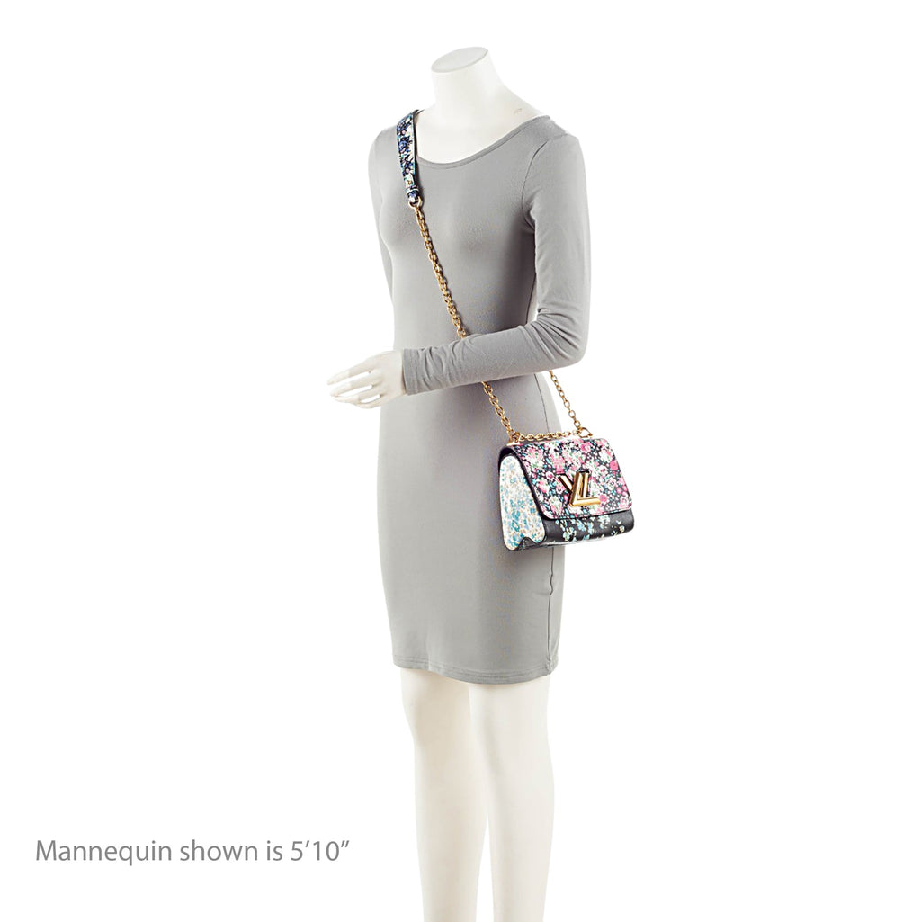 Louis Vuitton Leather Flower Twist PM Shoulder Bag