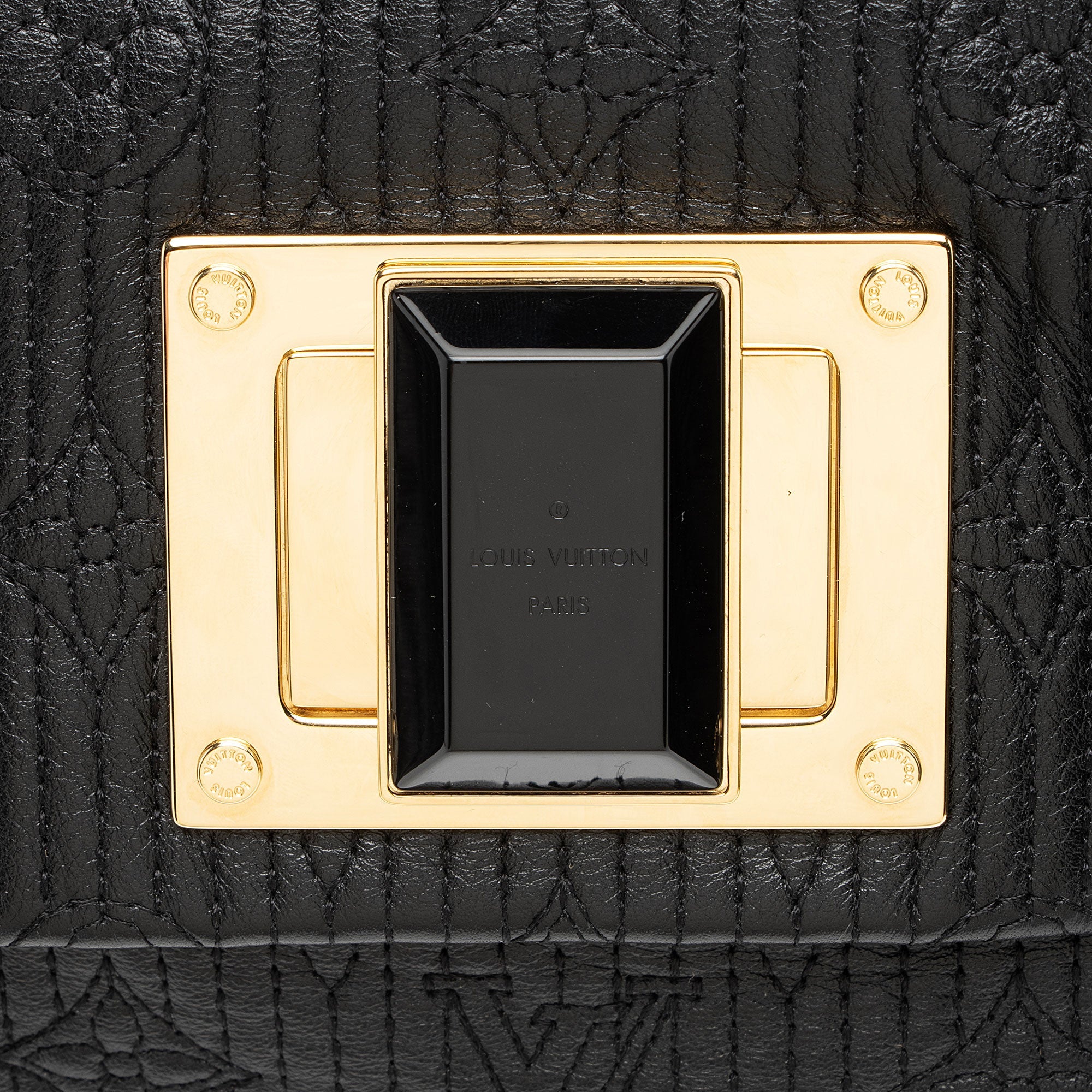 Louis Vuitton Leather Monogram Altair Clutch