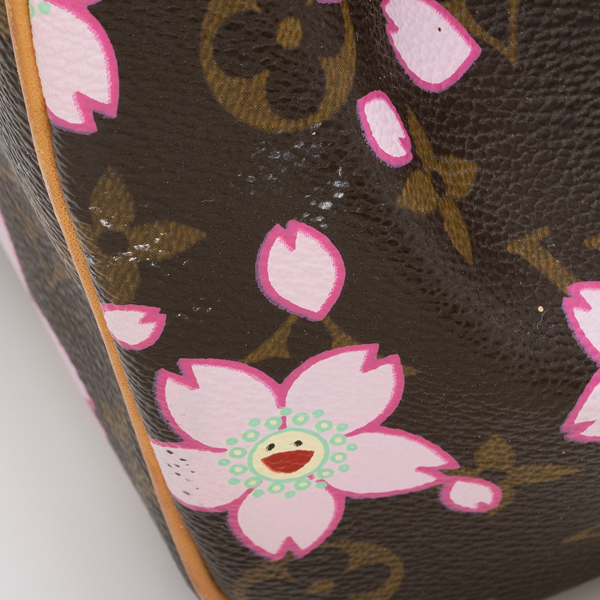 Louis Vuitton Limited Edition Cherry Blossom Sac Retro Satchel (SHF-22743)